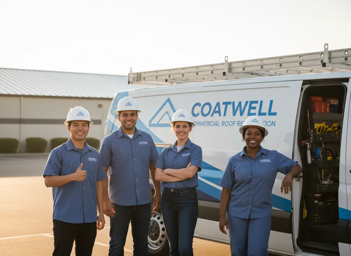 Commercial roof coating company in Langley, OK